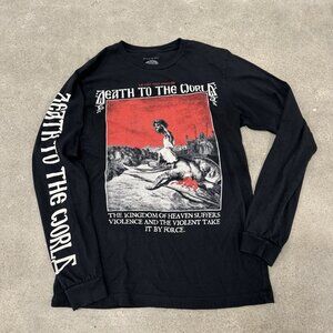 VINTAGE Y2K DEATH TO THE WORLD Orthodox LONG SLEEVE T SHIRT Medium M DEATH METAL